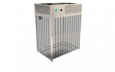 Equipment with laminar air flow